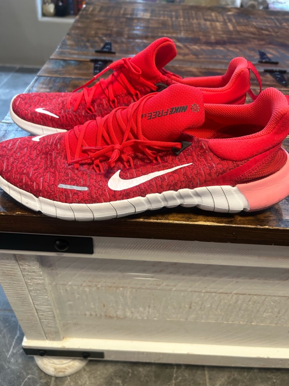 Nike Free RN MEN Running Shoes - Red